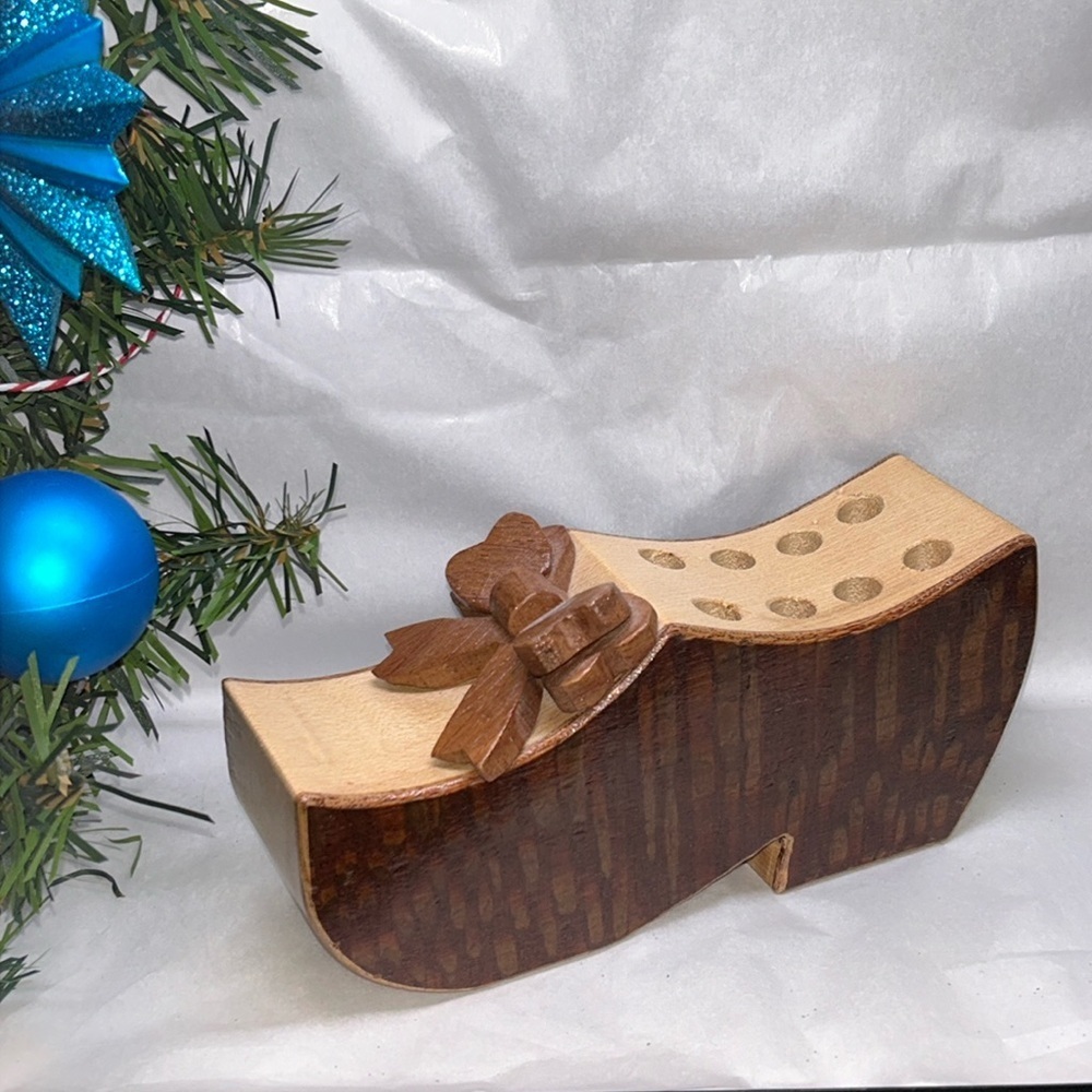 🔥🔥Vintage wood pen holder style womens shoes